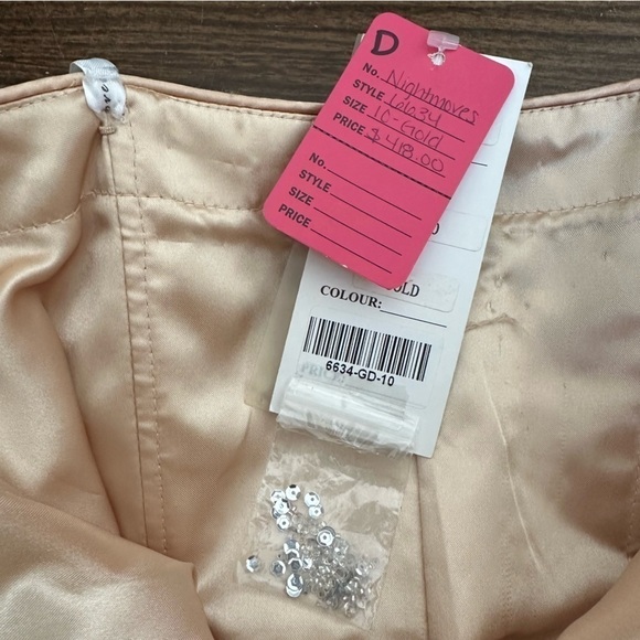 Night Moves by ALLURE Gold Sequin Evening Flapper Gatsby Sleeveless Dress, 10 - Picture 15 of 15